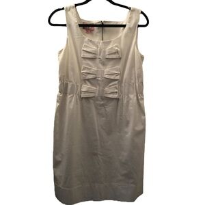 Phoebe Couture White Baby doll dress with bow